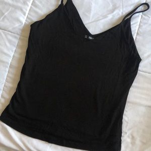 Black tank top